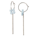 AURA Ørering Cloud Blue - Scherning - Sølv