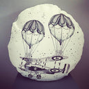 Pude fra Bloomingville, Rosa/Grå, Flyvemaskine/Luftballon