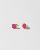 Pink 10 mm - Ørestikker - Hartgut.buntbeton - Forgyldt