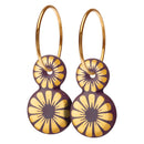 Bloom Dotty øreringe - Scherning - Bordeaux