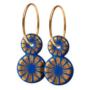 Bloom Dotty øreringe - Scherning - ROYAL BLUE