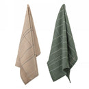 Viskestykker fra Bloomingville, Beige/Grøn, Sæt med 2 