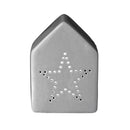 Fyrfadsstage fra Bloomingville, hus med udstanset stjerne