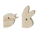 Knager i træ fra Bloomingville, Fugl og Kanin, Natur