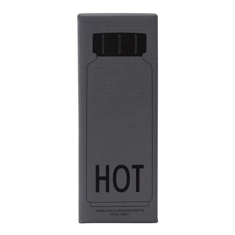 Hot Thermo Bottle fra Design Letters, Grå