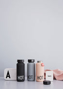 Hot Thermo Bottle fra Design Letters, Grå