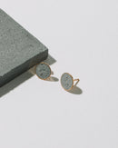 Rosegold Lysegrå 10 mm - Ørestikker - Hartgut.buntbeton - Forgyldt