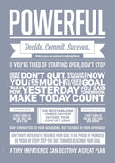 Powerful fra I Love My Type, Lavender, A3