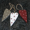 Hjerter med snor fra Madleys, Store, Sæt m/3