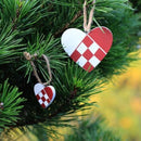 Hjerter med snor i fra Madleys, Lille og stort