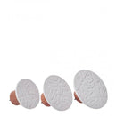 Knager fra OOhh collection, Sæt m/3, Leaf, Grå