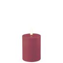 Real Flame LED Lys  - Deluxe Homeart - Magenta - Bloklys 7,5x10 cm