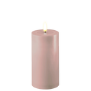Real Flame LED Lys  - Deluxe Homeart - Rose - Bloklys 7,5x15cm