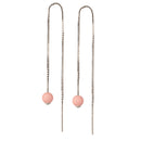 Glow Kædeørestikker fra Scherning, Dusty Rose