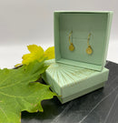 Spot øreringe - Scherning - Stor - Guld