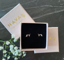 Lua Petite Studs øreringe - Nava Copenhagen - Sølv