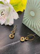 Bloom Dotty øreringe - Scherning - Black/Gold